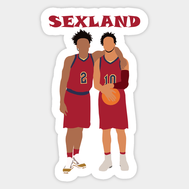 Collin Sexton Darius Garland "Sexland" Sticker by xRatTrapTeesx